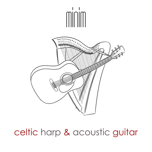 MNM154 Celtic Harp & Acoustic Guitar